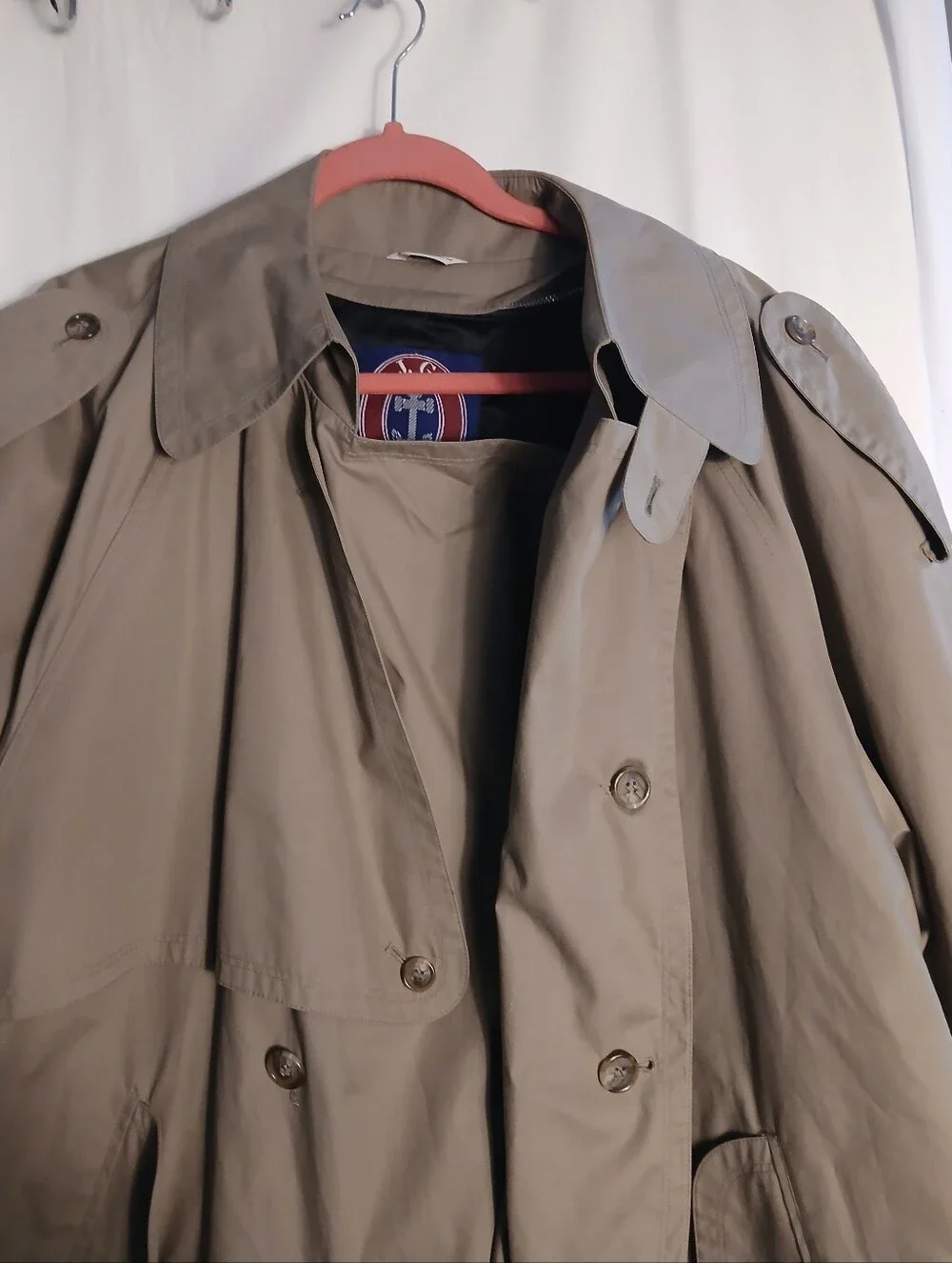 Men's Classic Tan JG Hook  Trench Coat